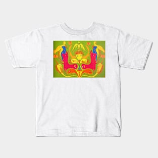 Maria Primachenko - menagerie 1977 Kids T-Shirt